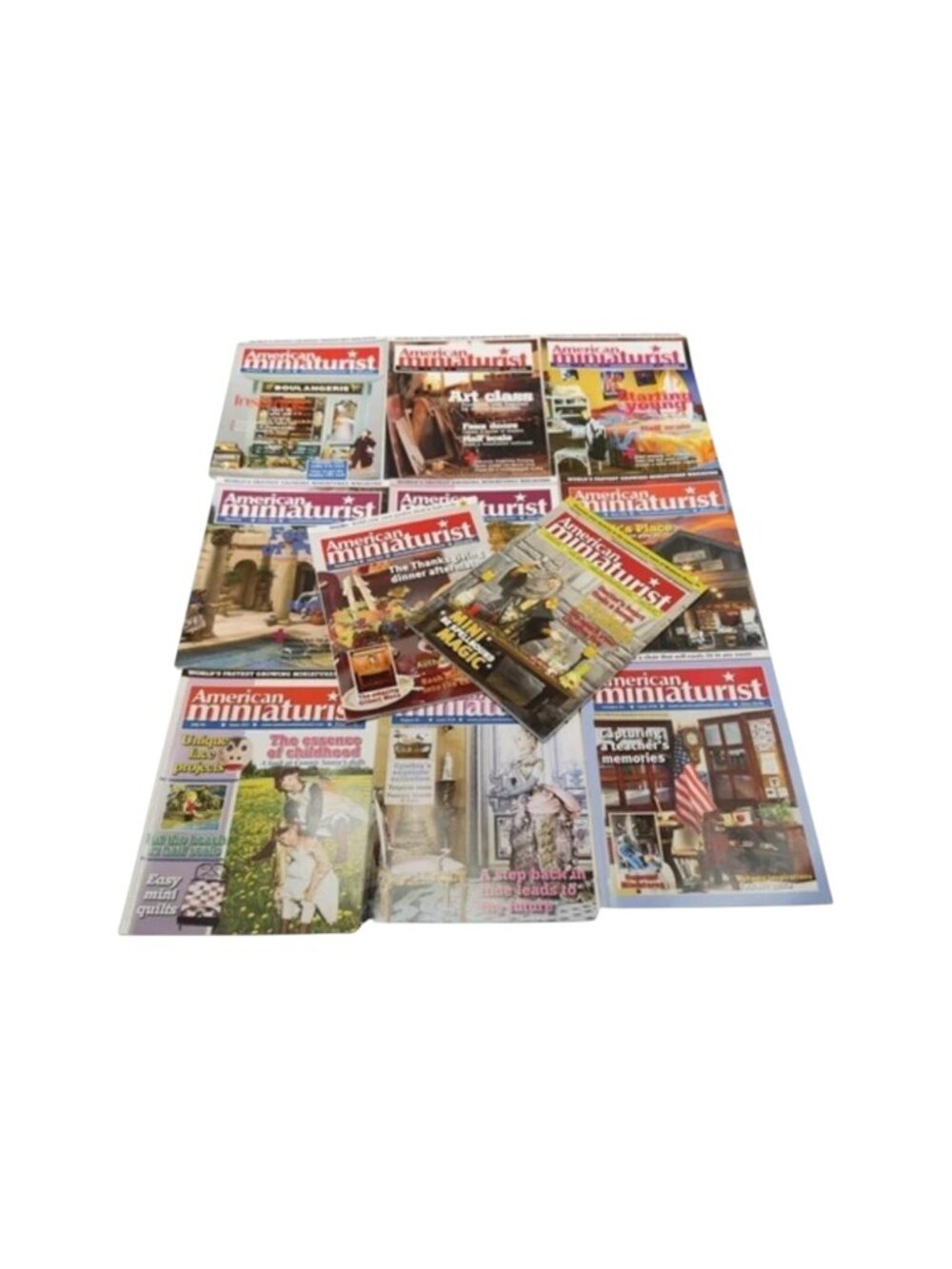 American Miniaturist‎ Magazine Lot of 11 Issues Vintage 2005